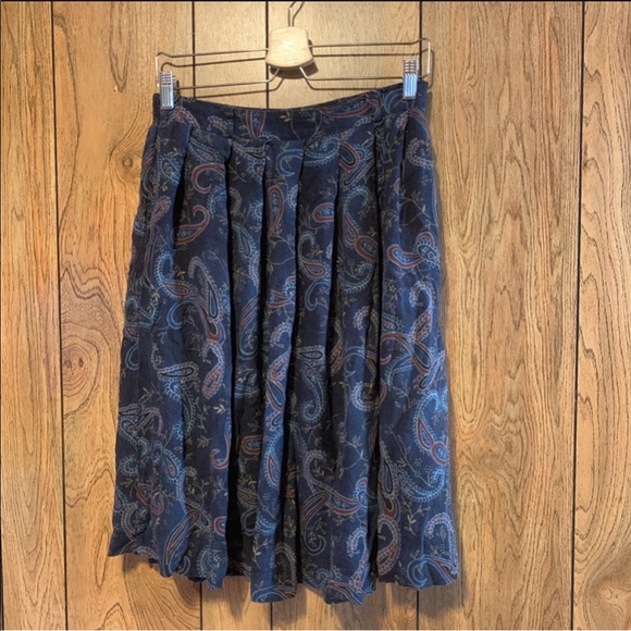 SAG HARBOR | Vintage Paisley Print Skirt - Picture 1 of 5